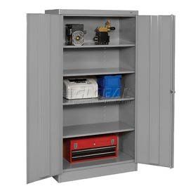 Metal Storage Cabinet 36x18x72 Gray: Office Products