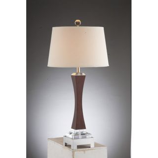 Antonia Wood and Crystal Table Lamp Today $165.99