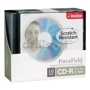 Imation 17815 Scratch Resistant Branded Surface CD R