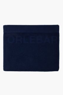 Orlebar Brown Navy Baron Beach Towel for men
