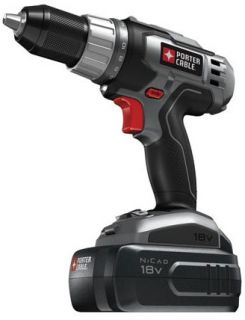 Porter Cable’s PC180IDK 2 18 volt cordless NiCd impact driver has a