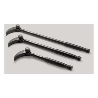 Westward 4FPW4 Indexable Pry Bar Set, 3 Pc