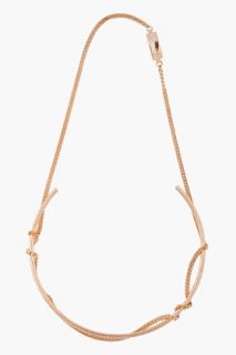 Maison Martin Margiela Gold Chain And Choker Necklace for women