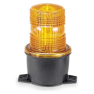 Federal Signal LP3TL 120A Low Profile Warning Light, LED, Amber, 120V