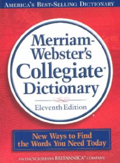 Merriam Websters Collegiate Dictionary Today $19.21 5.0 (1 reviews