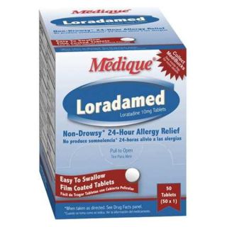Medique 20350 Lorademed, Tablets, Loratadine, PK 50