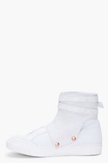 Fifth Avenue Shoe Repair White Shackle Sneaker for men