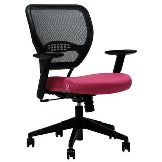 Office Star Professional Airgrid Breast Cancer Logo Chair