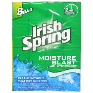 Irish Spring Moisture Blast Deodorant Soap (Pack of 8)