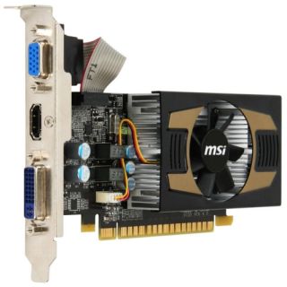MSI N430GT MD1GD3/LP GeForce 430 Graphics Card   1 GB DDR3 SDRAM   PC