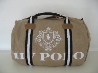 HV Polo Canvas Sporttasche , Tasche , Sportsbag , Leinentasche braun