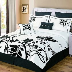 Chelsea Black/ White 8 piece Comforter Set Today $89.99 4.0 (58
