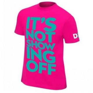 WWE Wrestling Dolph Ziggler SHOW OFF  T Shirt in pink 