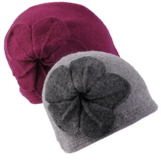 Journee Collection Womens Wool Flower Accent Bucket Hat Today $19.99