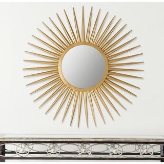 Safavieh Sun Flair Gold Mirror
