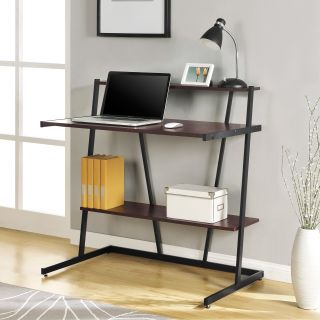 Altra Compact Cherry Finish Computer Desk with Shelf Today $85.99
