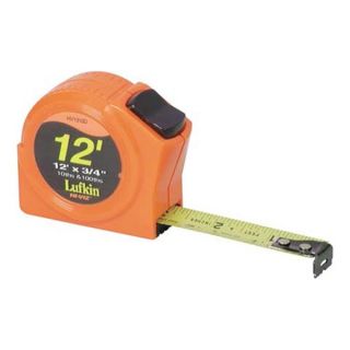Lufkin HV1312D Measuring Tape, 12 Ft, Hi Viz, Engineer