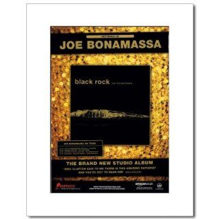 JOE BONAMASSA Black Rock 406x305mm Matted Music Print/Mini Poster