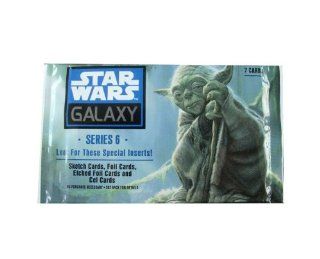 Star Wars Galaxy Trading Card Serie 6   7 Karten in der Packung