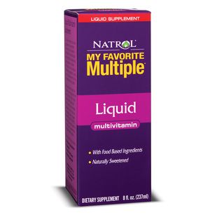 Natrol My Favorite Multiple Liquid Multivitamin (Pack of 2 8 ounce