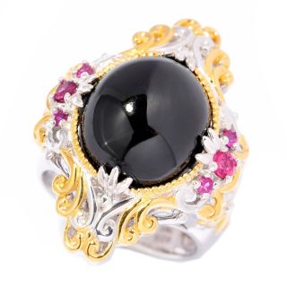Michael Valitutti Two tone Tourmaline and Pink Sapphire Ring Today $