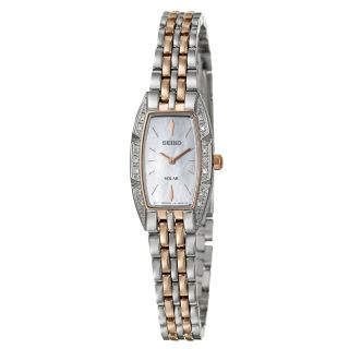 Rose Goldplated Solar Powered Quartz Watch Today $175.00