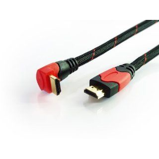 3m Hochgeschwindigkeits HDMI Kabel mit Ethernet mit 90° 