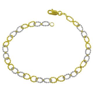  tone Gold Diamond cut Bead Ball Bracelet Today $184.99