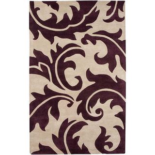 Hand Tufted Wool & Art Silk Area Rug (8 x 11)