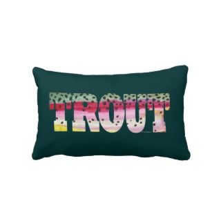 Trout Fly Fishing Pillow