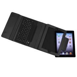 Leather Case Stand with Bluetooth Keybord for Apple iPad 2